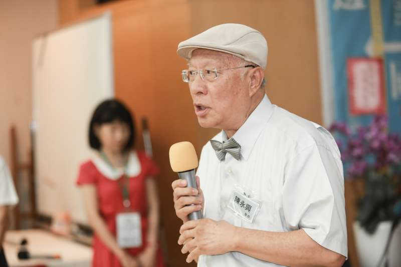 20190818-陳永興醫師18日出席一邊一國行動黨成立大會。（簡必丞攝）