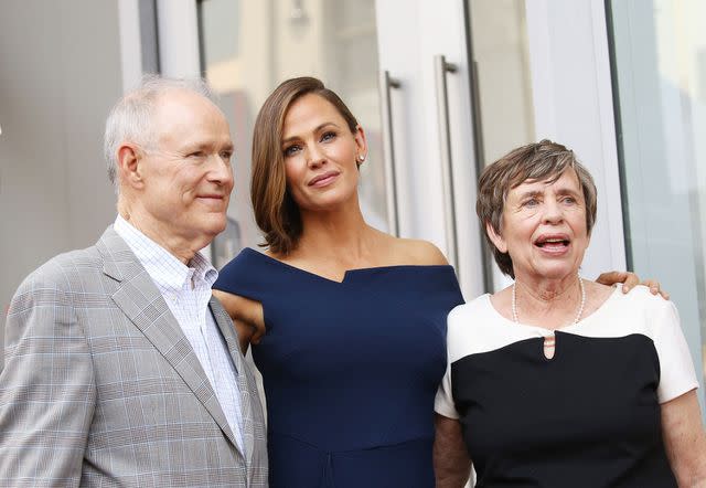 <p>Michael Tran/FilmMagic</p> Jennifer Garner and her parents