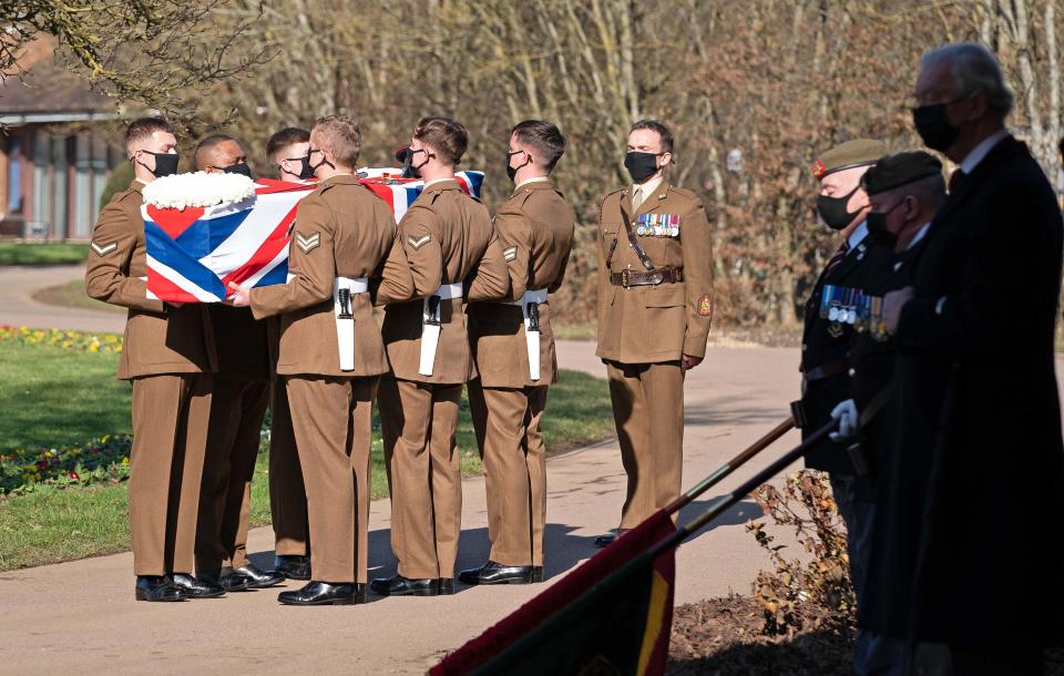 The funeral of Captain Sir Tom MoorePA