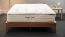 The Avocado Green Mattress is eco-friendly and comfortable for side and back sleepers.