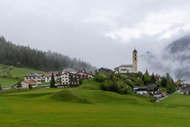 Cinderella installed in the Swiss Alps