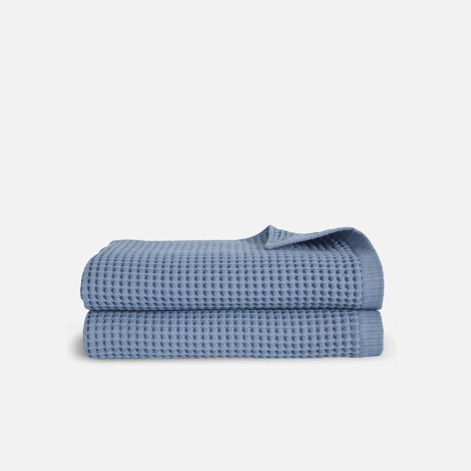 <p><em><strong>Lindy Segal, Contributing Editor: </strong></em>If I could wrap my entire life in waffle knit, I would. But since I (sigh) can't, I'll take these oversize, ultra-soft towels that instantly give any bathroom fancy-spa vibes.</p> <p><strong>Buy it!</strong> Set of two waffle bath sheets $79; <a href="https://shareasale.com/r.cfm?b=845039&u=1772040&m=64892&urllink=https%3A%2F%2Fwww.brooklinen.com%2Fproducts%2Fwaffle-bath-sheets%3Fvariant%3D32913864163418&afftrack=PEOEditorsPicksGiftsWereLovingThisHolidaySeasonbtalarico1271StyGal12354764202011I" rel="sponsored noopener" target="_blank" data-ylk="slk:brooklinen.com;elm:context_link;itc:0;sec:content-canvas" class="link ">brooklinen.com</a></p>