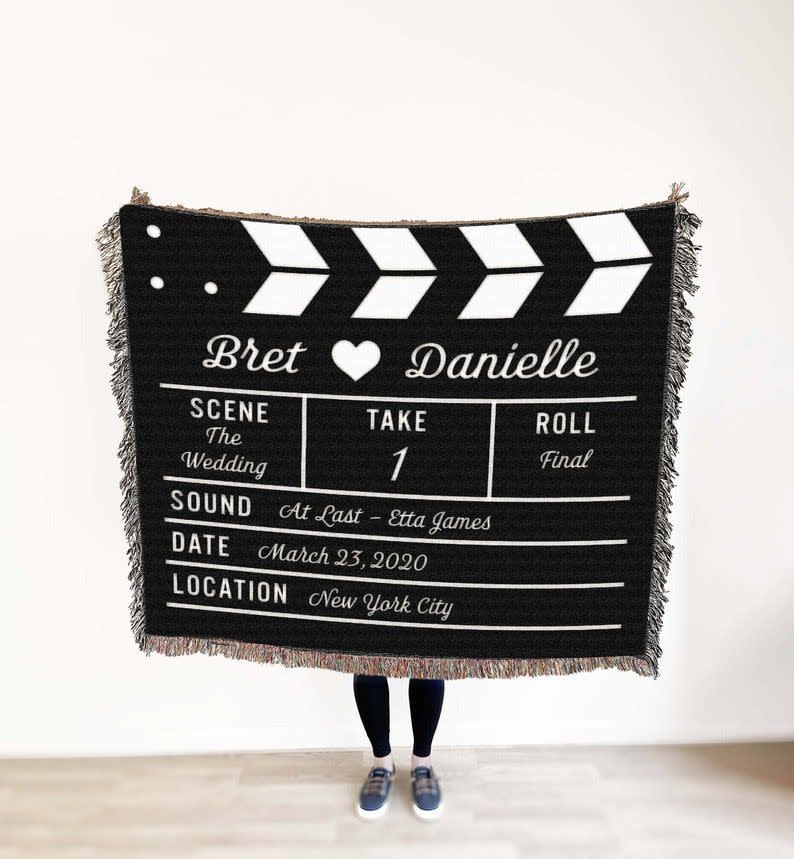 Personalized Movie Fan Blanket