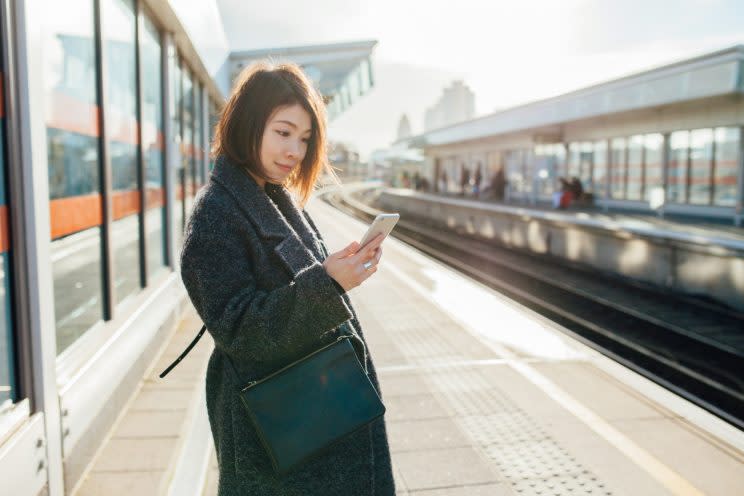 A new app aims to sort tube awkwardness about offering a pregnant woman your seat [Photo: Getty]