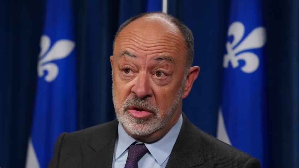 'There is a big portion of the people going to emergency rooms that don’t have urgent issues,'  Quebec’s Health Minister Christian Dubé said at a press conference on Tuesday afternoon.  