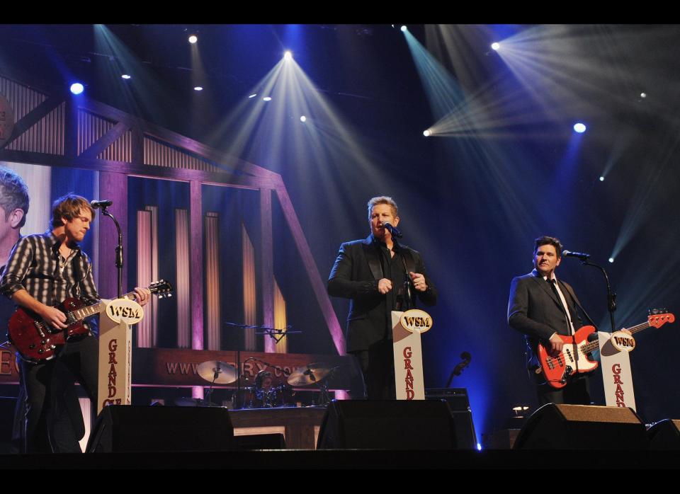In 2009 the country music trio, nominated for Vocal Group of the Year, released "Love Who You Love," which many in the LGBT community interpreted as a supportive move by the band.    Regarding <a href="http://blog.cmt.com/2009-03-23/rascal-flatts-encourage-gay-fans-to-love-who-you-love/" target="_hplink">the reaction to the song</a> Rascal Flatts said:  <blockquote>"We actually have some gay people that work with us, and we have a lot of friends that are gay, too, and I know that this song has inspired them... I know that coming out was tough on their parents and on them and the whole entire family. For a long time, some of them didn't get to hear 'I love you' from their dads or be accepted in that way. ... It's helped a lot of our friends... We don't judge anybody's lives..."</blockquote>