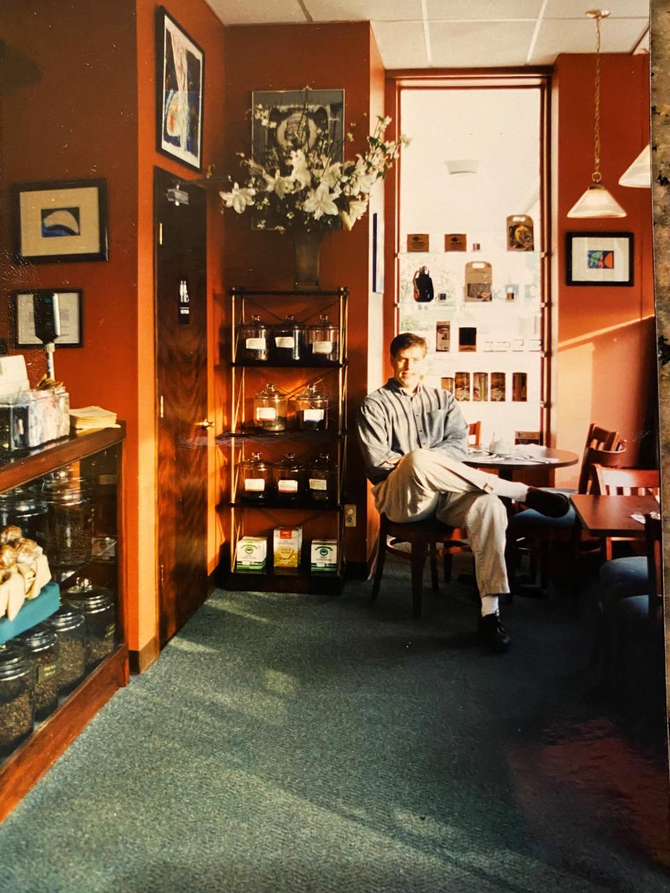 Kirk Ruoff in his first Turning Point restaurant in Little Silver in 1998.