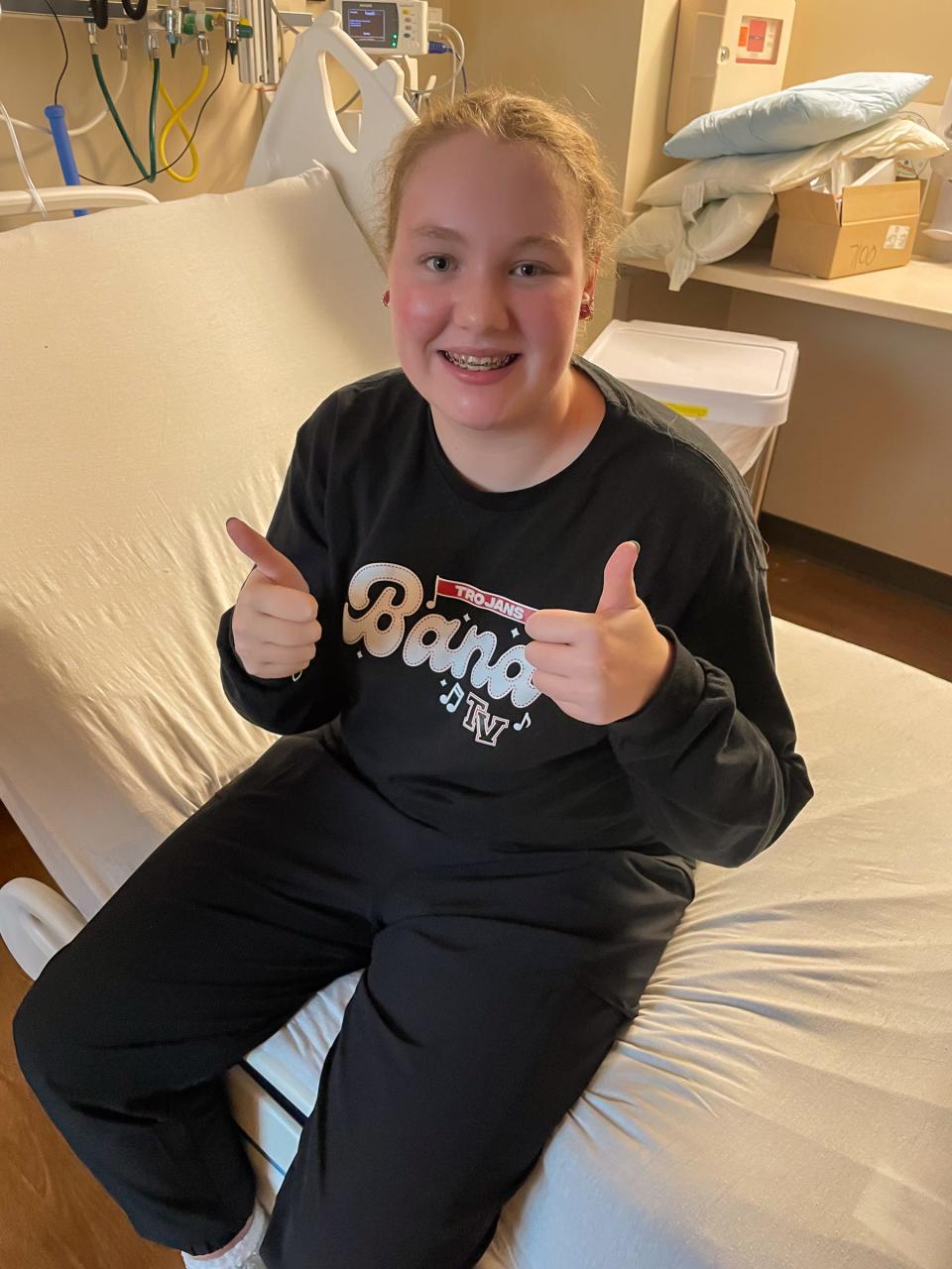 Brynn Goedel was released from the hospital on Dec. 27 after undergoing four surgeries.