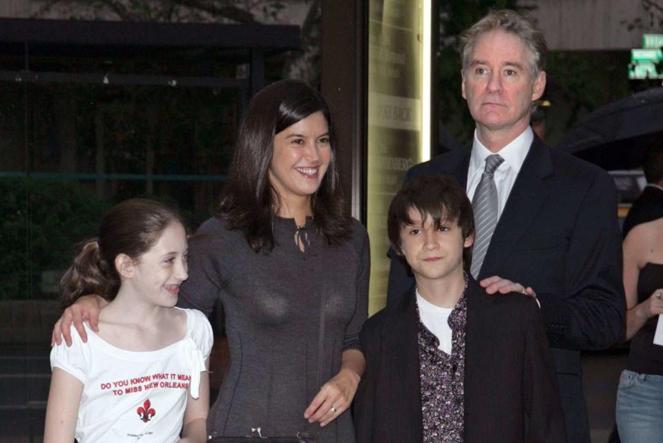 <p>Jim Spellman/WireImage</p> Phoebe Cates and Kevin Kline with their kids Greta Kline and Owen Kline at the New York Film Festival premiere of "The Squid and the Whale" 2005.
