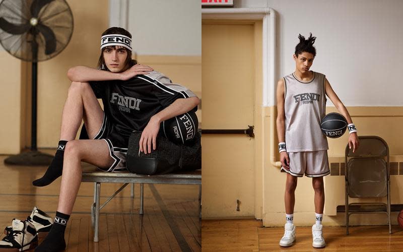 FENDI推出全新FENDI Active: Basketball Capsule限定運動裝系列。〈FENDI提供〉