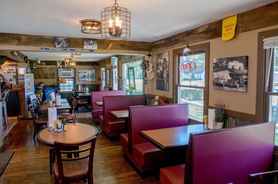 Customers are treated to a homey, diner-like atmosphere at KP's Wings and Fries in Hanna City.