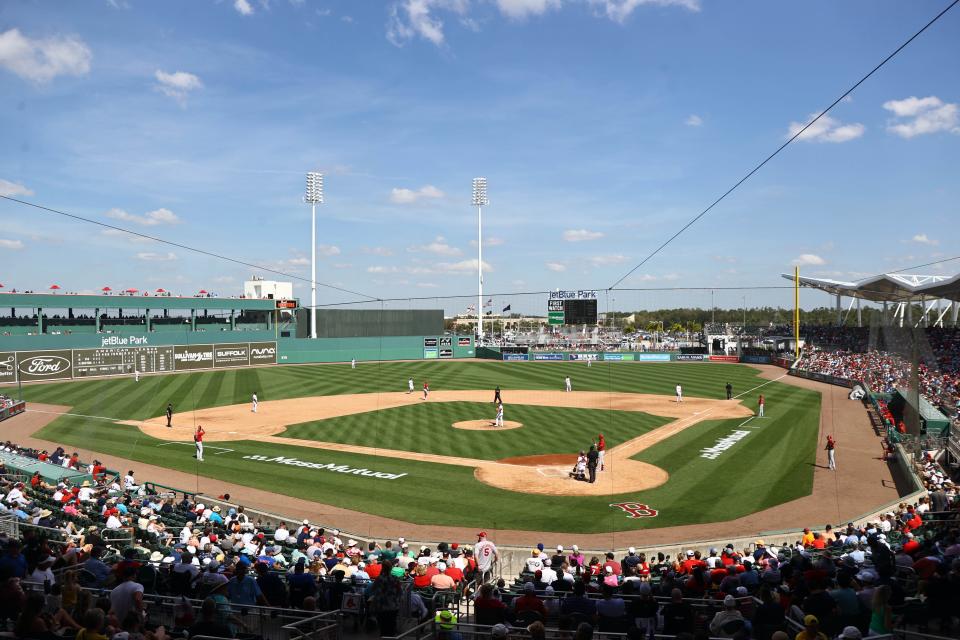 A view of JetBlue Park during a Phillies-Red Sox game.
