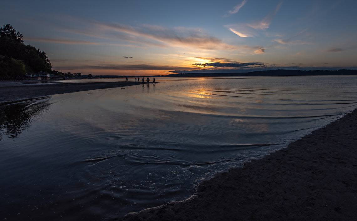 Dash Point State Park, just a short drive from Tacoma, can be a great place to watch sunsets.