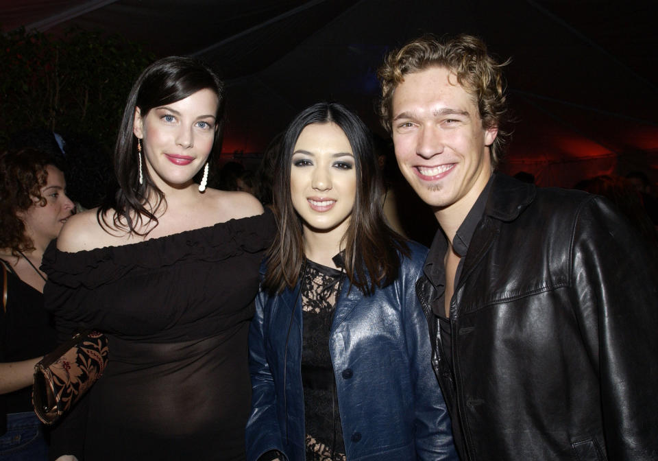 Liv Tyler, Michelle Branch and Isaac Hanson during MTV Icon Honors Aerosmith - After Party at Sony Pictures Studios in Culver City, California, United States. (Photo by KMazur/WireImage)