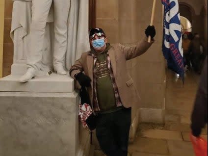 Karl Dresch, 40, pleaded guilty to participating in the Capitol riot, but agreed to a plea deal and had several charges dropped. (Facebook)