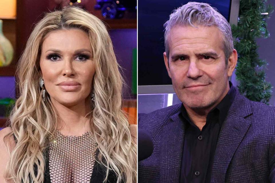 <p>Charles Sykes/Bravo;Cindy Ord/Getty ;</p> Brandi Glanville, Andy Cohen