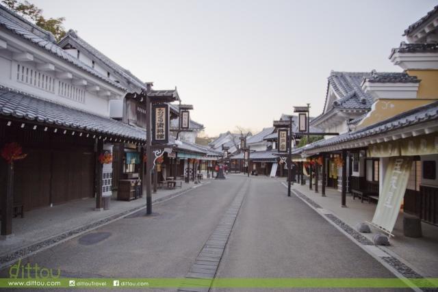 北海道遊記 日落前在江戶村落狂奔