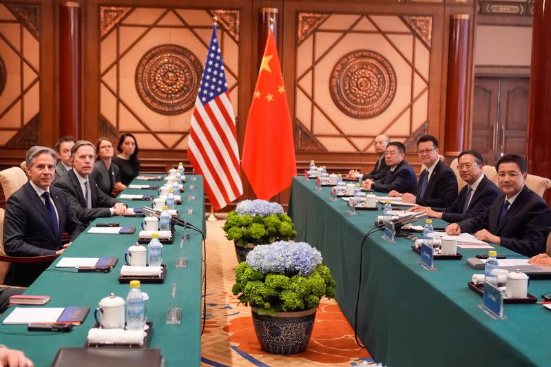 U.S. Secretary of State Blinken visits China