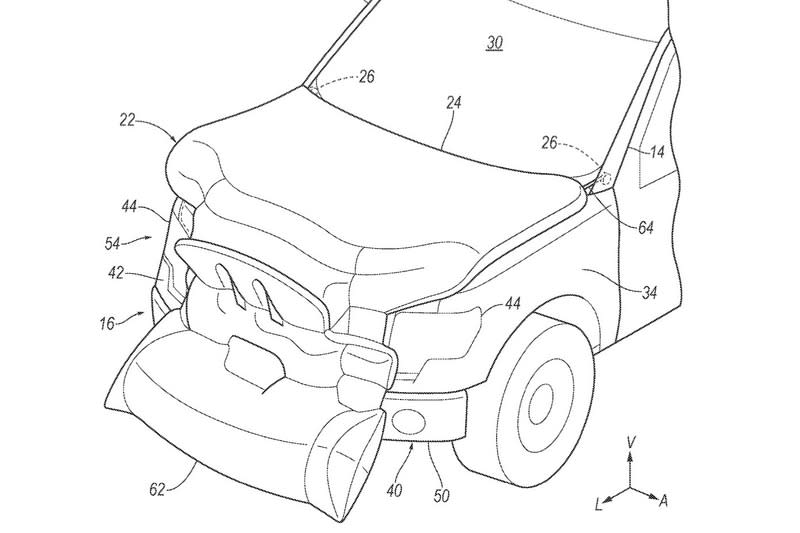 Ford先前已申請車前氣囊。