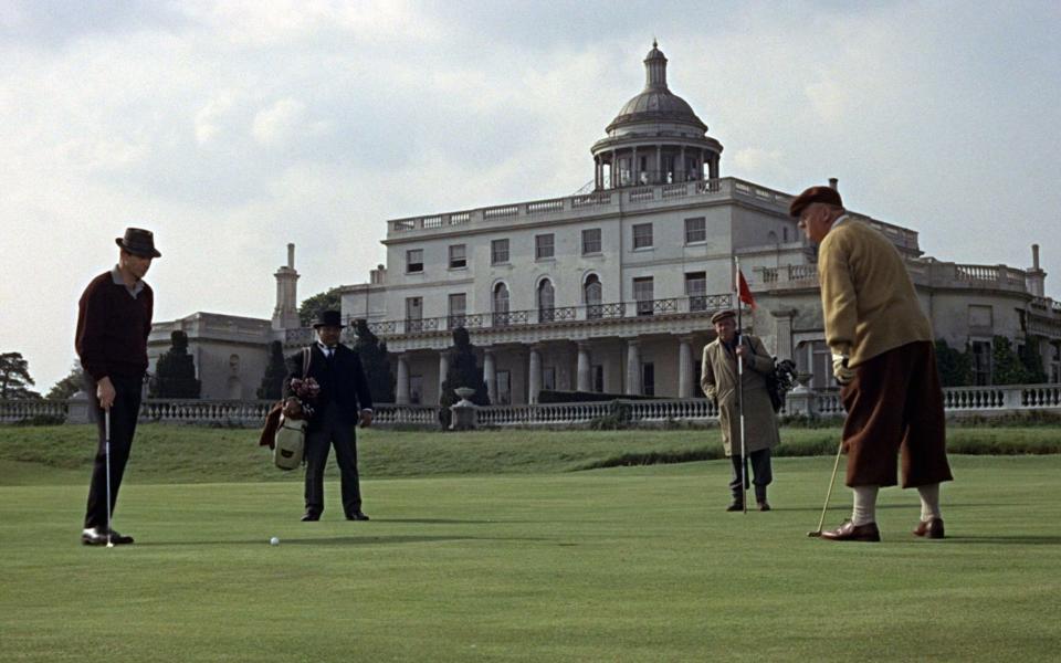 Ian Fleming and Christopher Lee's golf game inspired one of Goldfinger's most famous scenes - Alamy