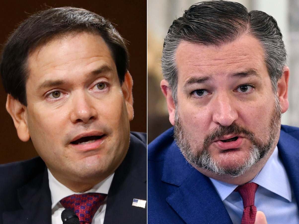 Republican senators Marco Rubio and Ted Cruz have been banned from entering China over their criticism of the ruling Communist Party: AP