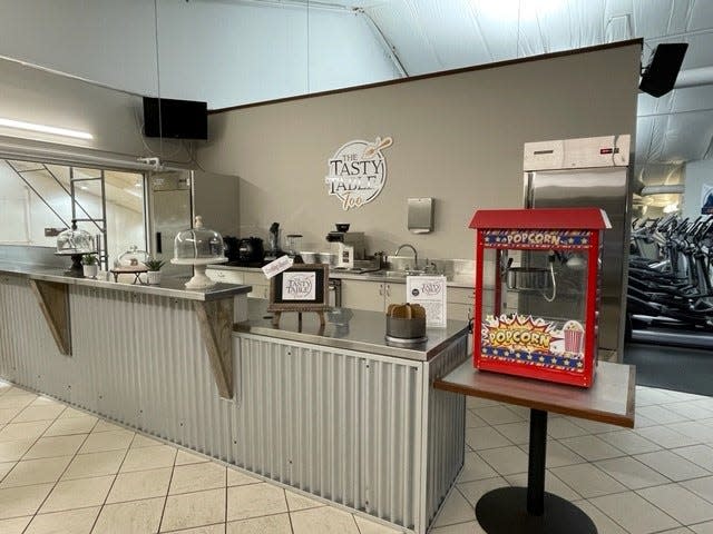 The interior of The Tasty Table 2 in the Solaris Sports Club in Yorktown Heights.