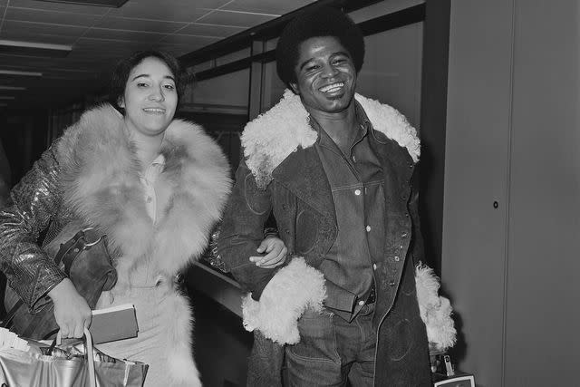 <p>George Stroud/Daily Express/Getty</p> Deidre Jenkins and James Brown