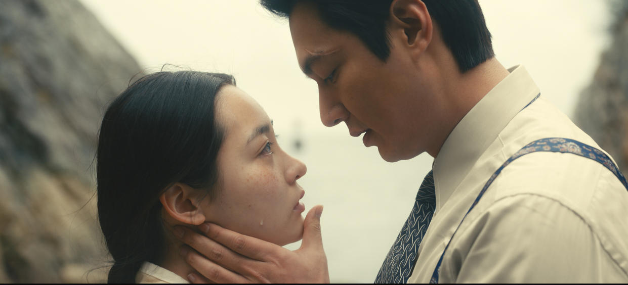 Minha Kim and Lee Minho star in the Apple TV+ drama, Pachinko. (Photo: Courtesy Apple TV+)