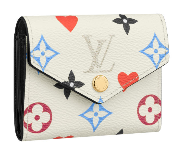 Louis Vuitton Monogram Zoe Wallet with Blue Leather - A World Of