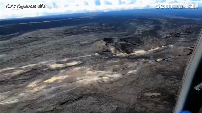 ▲茂納洛亞火山俯瞰圖。（圖／VALIDATED UGC、Agencia EFE、Cover Video AP授權）

