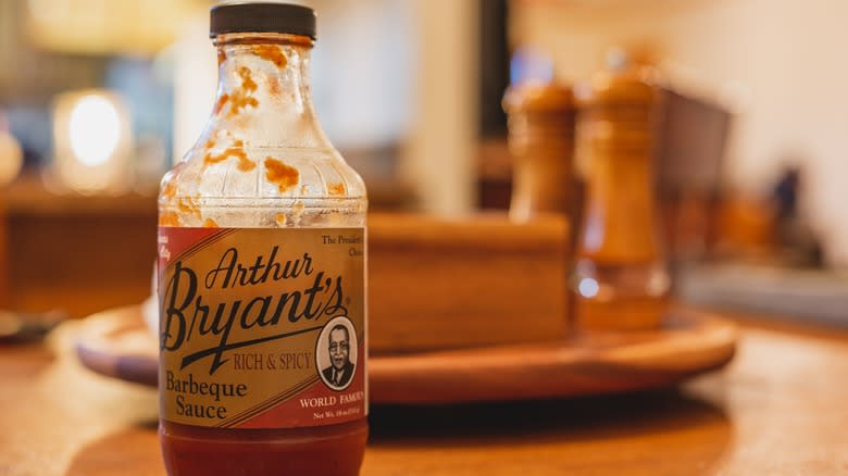 Arthur Bryant's barbecue sauce bottle