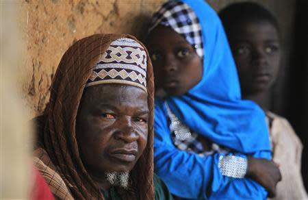 The leader of the displaced Fulani herdsmen Haruna Usman is pictured during an exclusive interview with Reuters in Barkin Kogi, Zango Kataf, Kaduna State March 22, 2014. PREUTERS/Afolabi Sotunde