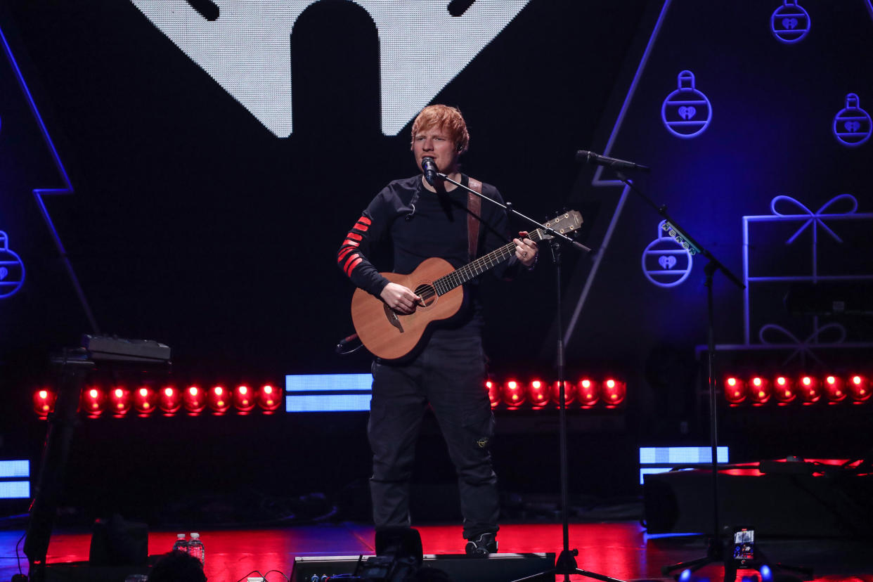 Ed Sheeran was votd the best writer of love songs. (Getty Images)