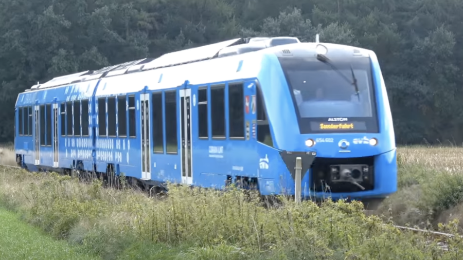 The Coradia iLint hydrogen powered train.