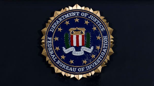 PHOTO: In this June 14, 2018, file photo, the FBI seal is seen at FBI headquarters in Washington, D.C. (Jose Luis Magana/AP, FILE)