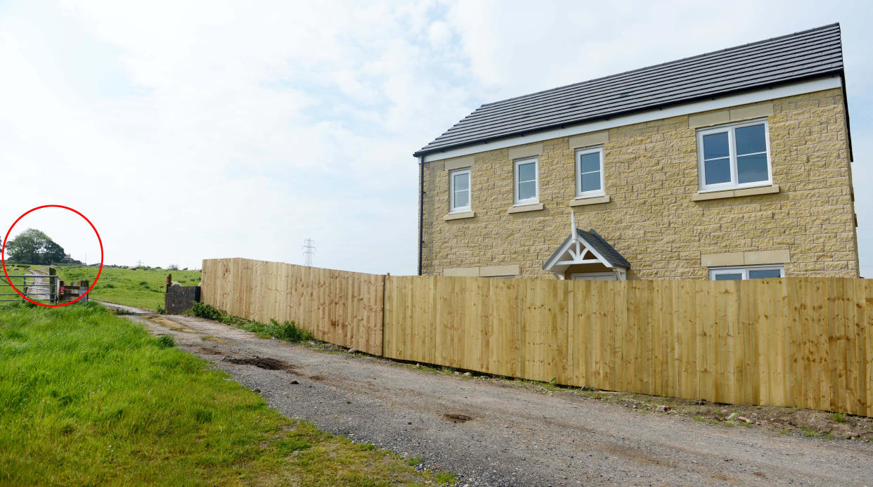 <em>Dispute – Persimmon Homes says it’s confident the development doesn’t encroach on land it doesn’t own (Picture: SWNS)</em>