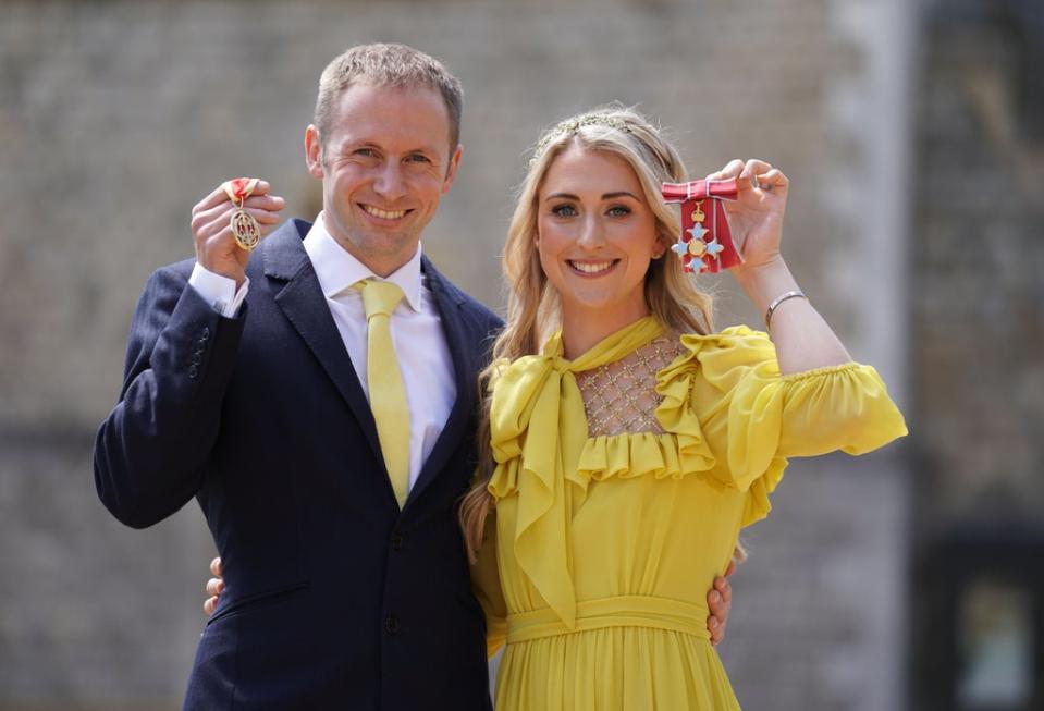 Sir Jason Kenny and Dame Laura Kenny (Kirsty O’Connor/PA) (PA Wire)