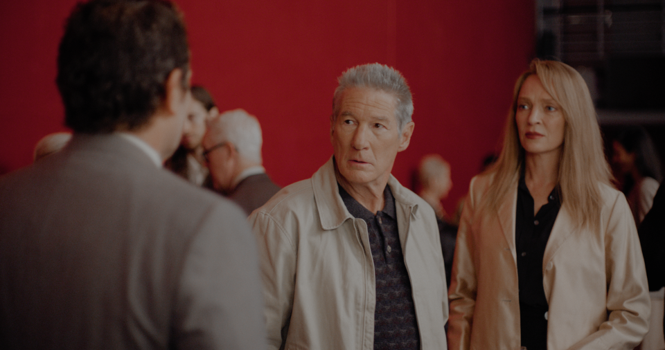 Richard Gere and Uma Thurman in Oh, Canada movie