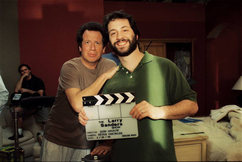 Garry Shandling and Judd Apatow. (Photo: Larry Watson/HBO)