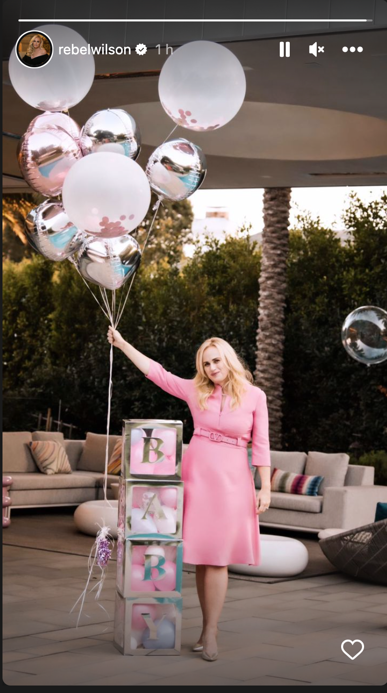 rebel wilson baby shower