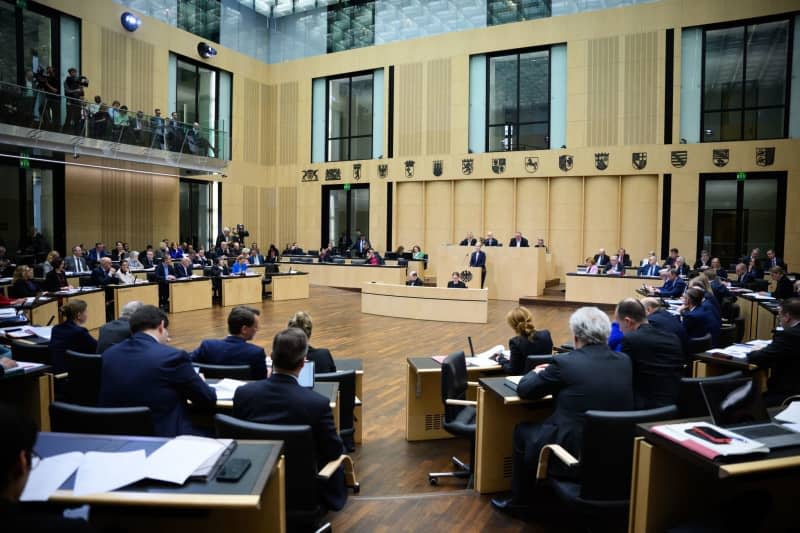 A general view of a plenary session of the German Federal Council (Bundesrat). Bernd von Jutrczenka/dpa