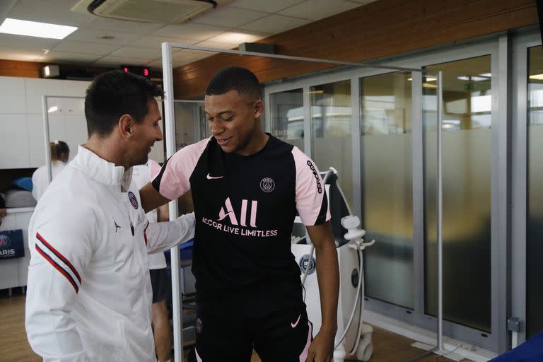 El encuentro entre Lionel Messi y Kylian Mbappé, el día de la llegada del rosarino: podrían llegar a no jugar juntos si el francés emigra a España