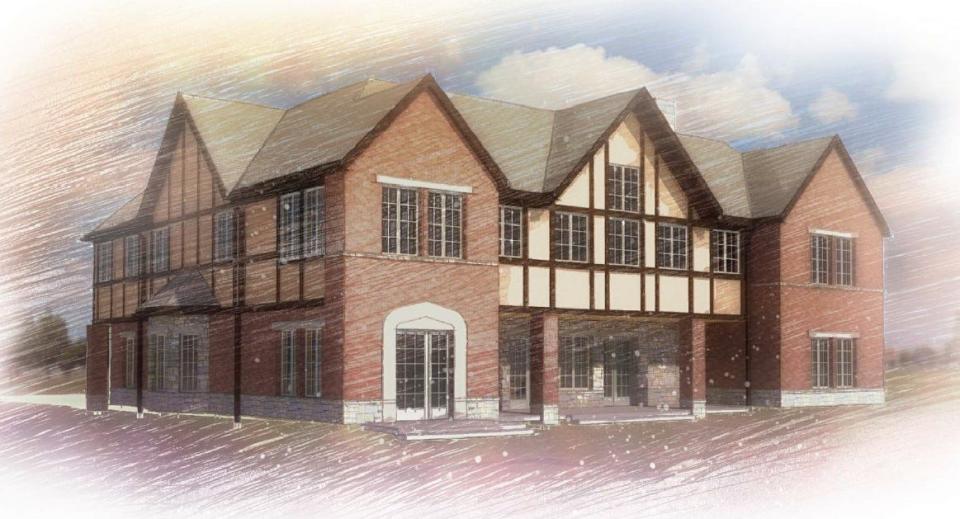 A rendering of the new Lambda Chi Alpha fraternity chapter house to be built at USD in Vermillion.
