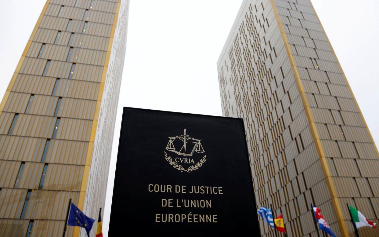 The towers of the European Court of Justice are seen in Luxembourg - Reuters
