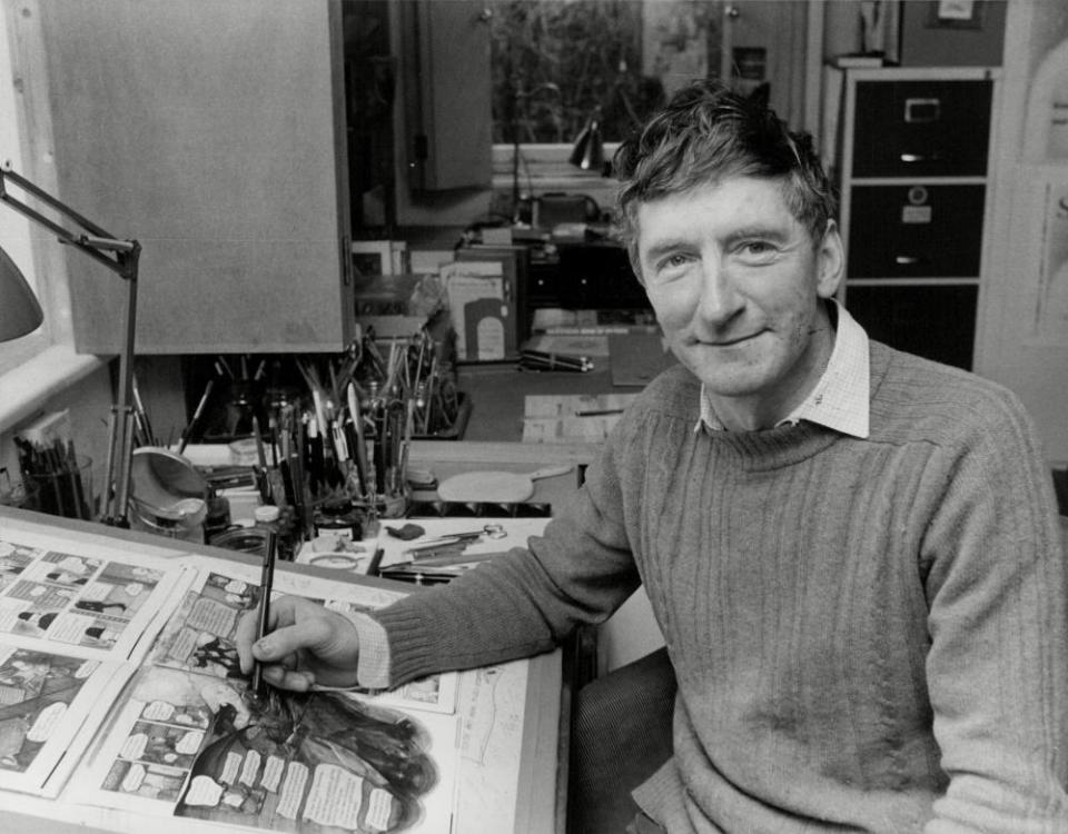 Raymond Briggs in 1980, two years after publication of The Snowman.