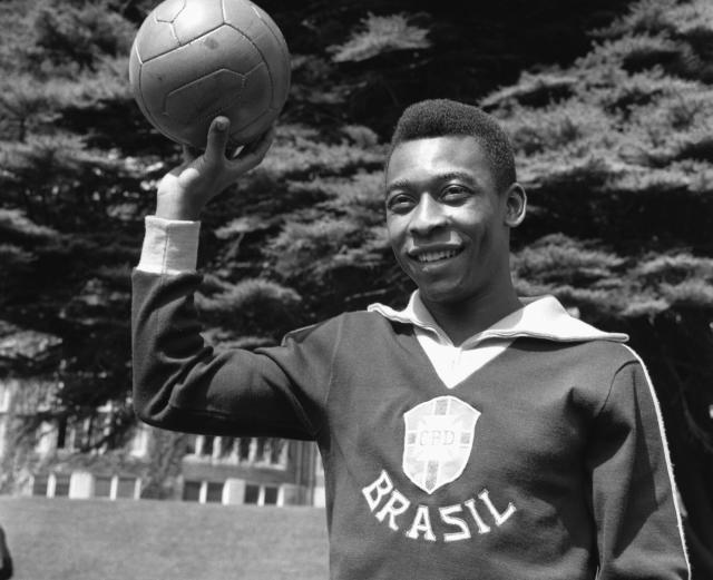 Sport, Football, Brazil's Pele, one of the stars of the victorious