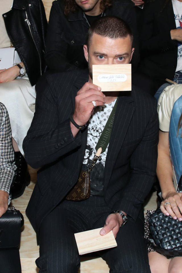 Justin Timberlake Tackled Outside Louis Vuitton Paris Fashion Week