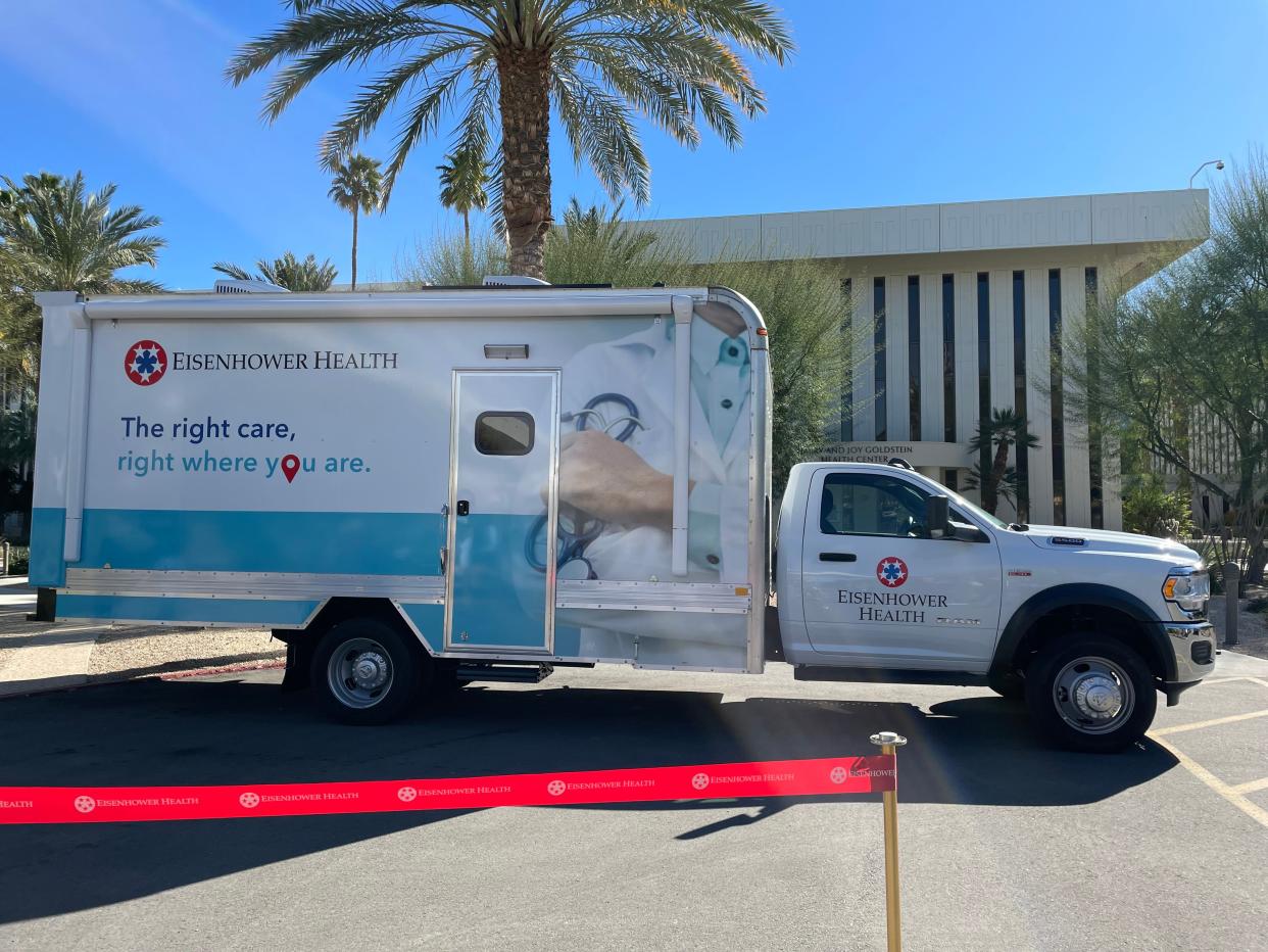 Eisenhower Health unveiled its first mobile medical clinic on Feb. 12, 2024.