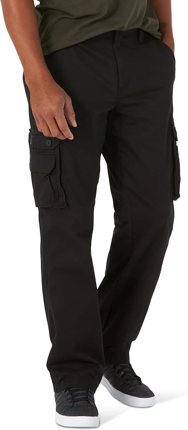 Lee Wyoming Relaxed fit black cargo pant with pockets