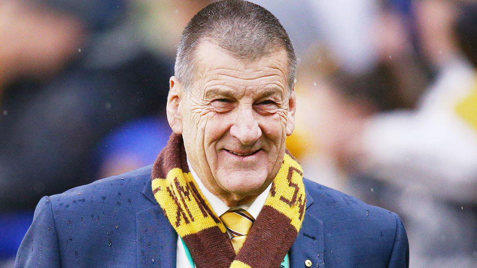 Pictured here, Hawthorn president Jeff Kennett has revealed details of a scary mishap in January.